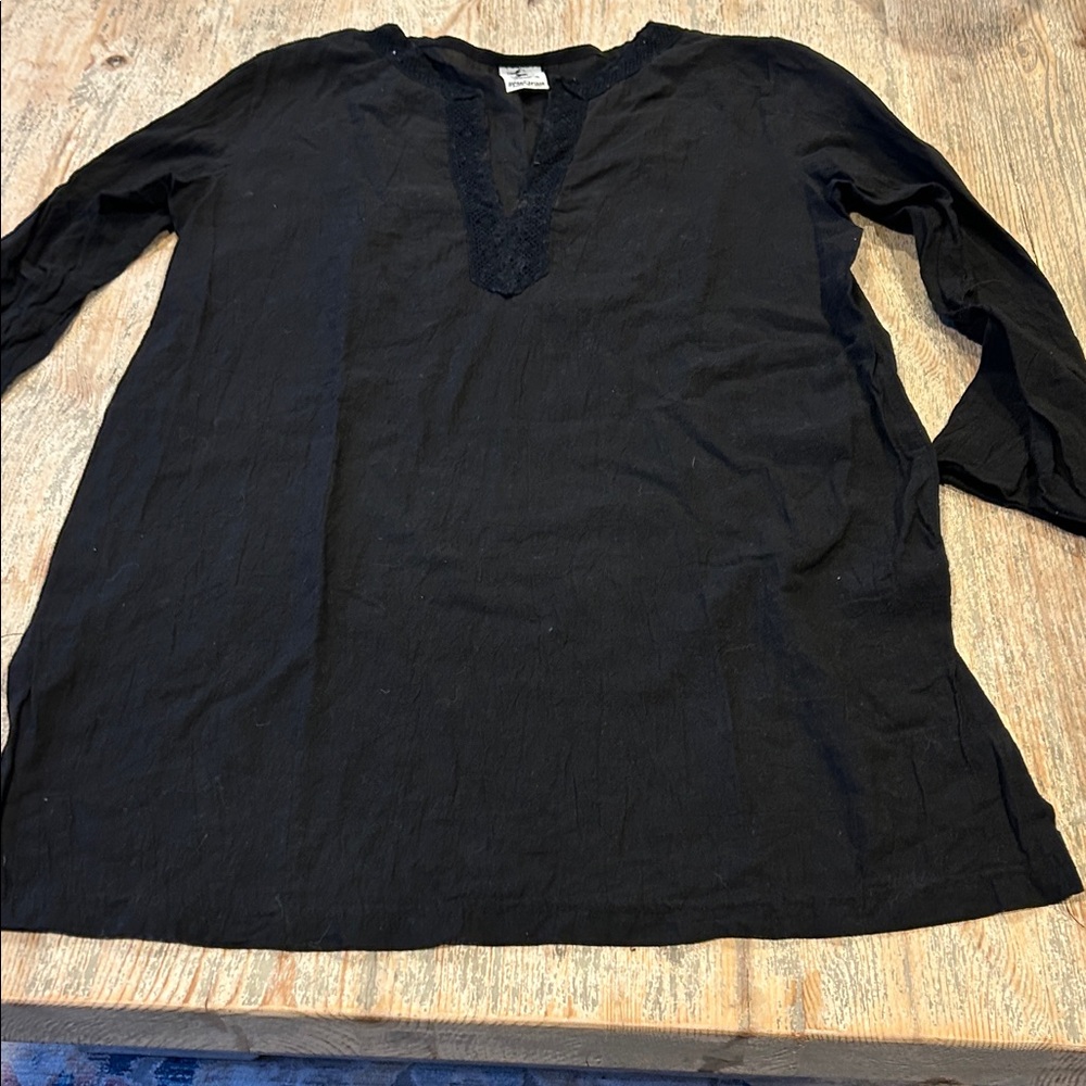 Jordan Taylor Black Swim Coverup